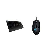 Logicool 로지쿨 게이밍마우스 피시방 인체공학 오버워치 서든어택 배그 PC 192763, G213r Keyboard Set