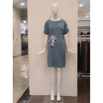 베스띠벨리 벨티드 포인트 블록 원피스 BE-O75850