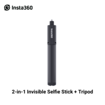 짐벌셀카봉 삼각대 셀카봉 짐벌 3축 블루투스 Insta360 70cm/114cm/300cm/2-in-1 보이지 않는 Selfie 스틱, 03 2-in-1 Selfie Stick