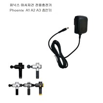 피닉스 무선진동 바디 마사지건 Phonix A1 A2 A3 전용충전기 1A 2A 3A, Phonix A1 A2 A3 적용