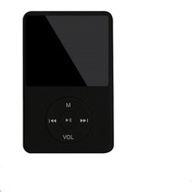 MP3 플레이어 휴대용 시끄러운 스피커가있는 새 버전 블루투스 음악 및 라디오fm녹음 mp4 플레이어가있는 4g hifi 내장, 16g, 검은 색