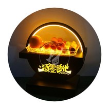 클럽 LED접시 플레이팅 트레이 과일 조명 업소용 안주 파티, 단층