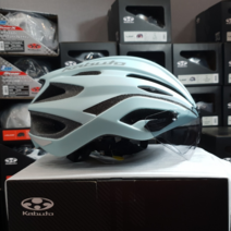 오지케이 카부토 레짜2 에어로 경량 자전거라이딩 헬멧, 10. 매트라이트그레이, 03. 변색 렌즈(ARS-3), M/L (57~60cm)