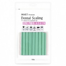덴탈스케일링 스틱 유산균 100g 구강관리 강아지치과 치석제거간식 강아지덴탈껌 비숑, 1개