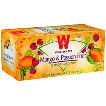 USA직구 위소츠키 티 Mango & Passion 개별포장 Fruit Tea 1팩, 수량, 상세참조