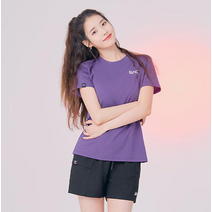 블랙야크 아이유 반팔티 여성 반팔 야크아이스 쿨 기능성 라운드티셔츠 BAC설악3티셔츠S