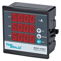 전력계 전력 측정기 전압계 누설전류계 SAMWHA-DSP SDM-A96T 디지털 3 상 전류계 슬림 소형 LED 패널 미터, CT없이, 9696mm, 220-240v