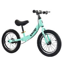 밸런스바이크 페달없는 밸런스 자전거 14인치 16인치, 16인치 그린 (115-130cm에 적합)