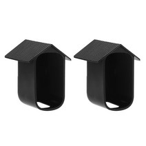 2Pcs 실리콘 보호 커버 eufyCam 2C 안티 스크래치 카메라 보안 케이스 Eufy-2C, [01] Black 2Pcs, 01 Black 2Pcs