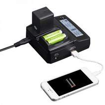 카메라충전기 LVSUN 카메라 배터리 ED-BP1310 BP1310 BP-1310 + AA 전화 자동차 충전기 USB 포트 삼성 NX-10 NX100 NX20, 미국