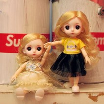 사랑가득한 관절인형 인형 베이비인형 예쁜인형 구체인형 미니돌 여아선물 구체관절 마론인형 미니베, 제니브라운