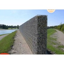 개비온 정원 담장 공원 돌담 인테리어 철망 돌 울타리, 메쉬 5x5 길이 너비 높이 1.x0.3x1