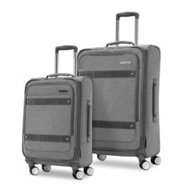 AMERICAN TOURISTER Whim 소프트사이드 확장 가능한 수하물 스피너 포함 블랙. 스피너가 있는 607077