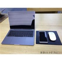 애플 맥북 노트북 목업 샘플 디피 전시용 촬영소품, 그레이 블랙스크린