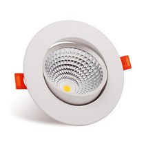 LED 다운라이트 4인치 COB 직회전 12W 더브라이트 매입등 플리커프리 매립등, FJ 주광색