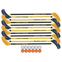 체육관 단체스포츠 플로어볼floorball 스틱+공 세트 / 교구 물품 팀 용품