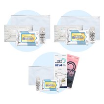 2매 성인아동마스크KF94향균물티슈손소독제위생키트홍보답례품 세트 키트, 아동용 10매 세트