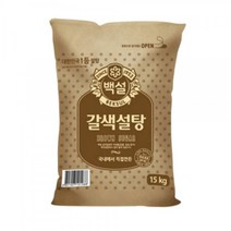 CJ제일제당 백설 갈색설탕 15KG, 단품
