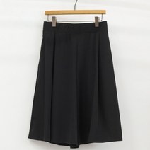 고급소재 큐롯 스판 뒷밴딩 와이드 6부 하프팬츠 여름반바지