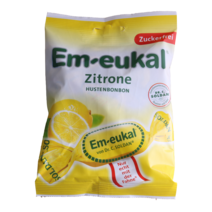 엠오이칼 레몬 무가당 독일 목캔디, 4팩, 75g