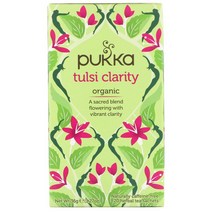 PUKKA HERBS ORGANIC TULSI CLARITY CAFFEINE-FREE 20, 단색, 한 사이즈