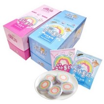 빅 슈가롤리 톡톡 팝핑 무지개 비타민 자일로스 솜사탕 어린이집 유치원 간식 선물 생일답례품 개별포장 15개 1박스, 슈가롤리 톡톡1박스(15개)