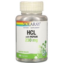 솔라레이 펩신 함유 HCL 230mg 베지 캡슐 180정