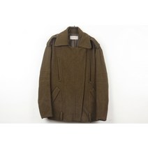 (SJ SJ)에스제이에스제이 그린 어깨 견장 장식 자켓(XS)