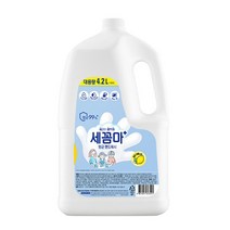 향균 세꼼마 핸드워시 레몬버베나향 4.2L 대용량 물비누 손세정제 비누