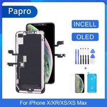 iPhone X XR XS XS Max 용 AAA OEM 3D 포스 터치 디지타이저 어셈블리 LCD 화면 디스플레이 교체 True Tone 지원 액정 자가수리 자가수리, X OLED