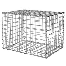 돌망태 그믈 케이지 돌벽 철조망 옹벽 가드 돌철망, 메시 5x10 LWH 2x1x1
