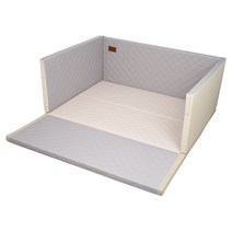 맘마키즈 퀼팅범퍼침대 라지 그레이