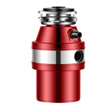 탈곡기 220 가정용 쓰레기 처리 식품 잔반 분쇄기 370W 하수도 주방 가전, 01 220V red