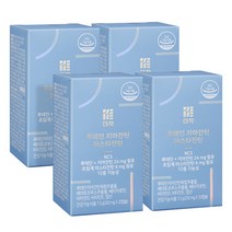 더작 루테인 지아잔틴 아스타잔틴 4박스 (비타민D/비타민E/엽산 함유), 30정, 4개, 30정