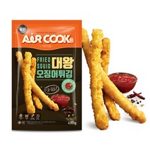 [올반] 에어쿡 대왕 오징어튀김 400g 3팩, 3개