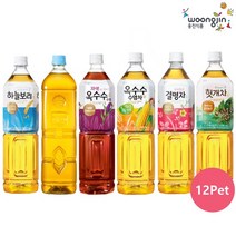 웅진식품 차음료 1.5L 12펫 하늘보리/헛개/누룽지/자색옥수수/결명자, 하늘보리 무라벨 1.5l x 12펫