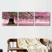 DIY 그리기 페인팅 명화 벚꽃나무 3단세트 40X50, SET (40X50 3개)