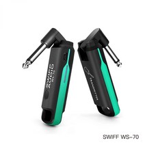 일렉기타 무선 송수신기 기타무선송수신기 무선기타송신기 ws-70 uhf 시스템송신기 수신기 베이스 내장 배터리