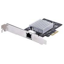 StarTech. com 1 포트 PCIe 네트워크 카드 2.5Gbps 2.5GBASET x1 PCI Express LAN RTL8125 ST2GPEX, 1 Port_10G