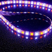 가게간판장식 12V 2색 LED바 바LED 책상꾸미기 줄LED, 1개, 검띠PCB 기본연결 발송