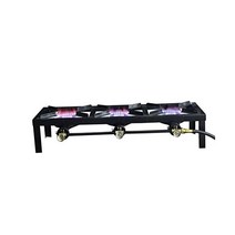 Mr. Heater 미스터 히터 3 버너 앵글 아이언 스토브 - 45000 BTU 검정색 F235835