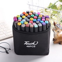 PM6 터치 마카펜 디자인마카 마카세트 36색 마커, 터치트윈마카펜(48pcs)