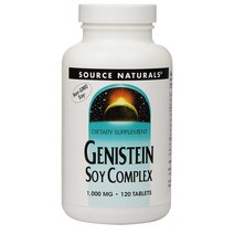 Source Naturals 소스 내츄럴 제니스테인 소이 콤플렉스 120정 Genistein Soy Complex 1000 mg - 120 Tablets, 1개, 1