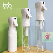 BUyuS미세 안개분사 미용실 분무기 물뿌리개 스프레이 원예 500ML 160ML 300ML 분사기 반자동굿딜 브이숍, 대형(500ML )_투명
