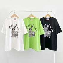 주니어스토리 [캣메이트반팔(오버핏)] 주니어의류 10대패션