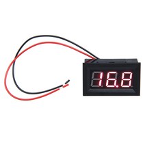 전자피아노 키보드 건반 DIY DC 0-100V 2/3 와이어 레드 LED 패널 전압 미터 게이지 디지털 테스터 자동차