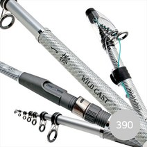 일척 와일드캐스트 장어 원투대 390 강도다리 보리멸, 단품