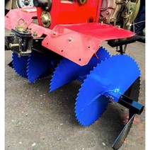 아세아관리기 부품 부품날 경작 휴립기 철바퀴 천공, 토양 되메우기 칼(이중 줄 칼), 1개