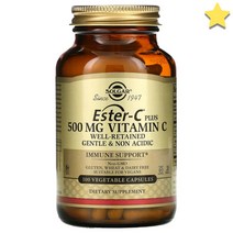 솔가 이스터 C 플러스 비타민 C 500mg 베지 100정, 1개, 기본