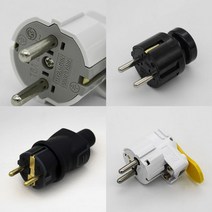 돼지코 샤오미 직구 교체 -자 일자 ㄱ자 110V 220V 전기 접지 무접지 플러그 커넥터, 04.동양_무접지 플러그